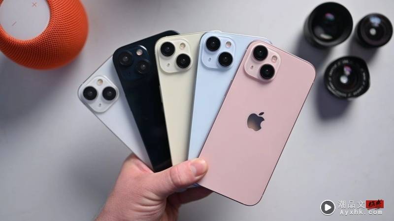 科技 I iPhone 15 最新模型曝光！5个新色你最喜欢哪一个？ 更多热点 图2张
